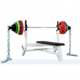 Power Bench with Power Sets for fitness and weightlifting