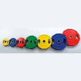 Discs colour rubber with grips and stainless steel bushing - for fitness and weightlifting