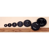 Dumbbell discs rubber for 30 mm bars - for fitness and weightlifting