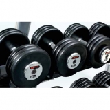 Dumbbell set, rubber, 2-40 kg - for fitness and weightlifting