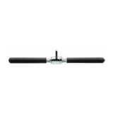 Lat bar, revolving triceps bar, with rubber covers, 50 cm - for fitness and weightlifting