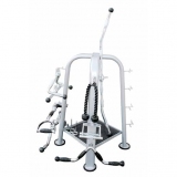 Lat bars rack, grey - for fitness and weightlifting
