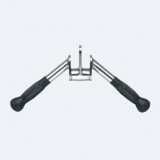 Lat bar triceps grip, w-type - for fitness and weightlifting