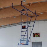 Roof mounted basketball backstop Top. FIBA certificate.