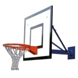 Wall mounted mini-basket backstop