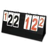 Portable desk manual scoreboard for volleyball