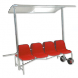 Mobile athletes double bench