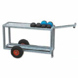 Trolley for shot ball