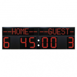 Scoreboard for multisport, outdoor, time of the game, score and period, 330x100 cm, cable transmission