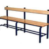 Locker room bench