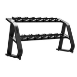 Rack for rubber dumbbells