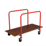 Transport trolley for exercise floor
