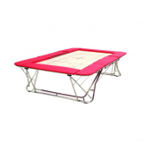 Large competition trampoline - 6x4 mm bed - FIG approved