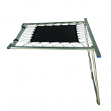 Small foldable safety end decks for large competition trampolines - FIG approved