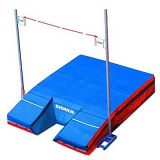 Club modular pole vault landing system