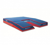 Meeting comfort plus single cover pole vault landing system.
