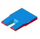 Federal comfort plus single cover pole vault landing system.