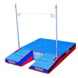 International modular pole vault landing system. IAAF certificate.