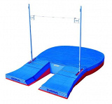 Major championship comfort plus single cover pole vault landing system. IAAF certificate.