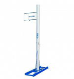 Competition pole-vault uprights without slider carts. World Athletics certificate.