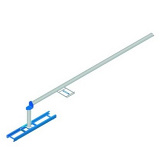 Competition foldable pole-vault uprights without rail. IAAF certificate.