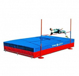 Physical education high jump landing system