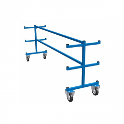 Mobile pole bag rack AVDM1205