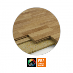 BASIC 22 Sports Flooring, FIBA Certificate AVADS1006
