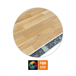 PORTABLE Mobile Sports Flooring, FIBA Certificate AVADS1010