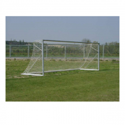 Portable football goal for full-size pitch, aluminium AVMS13007