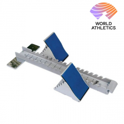 Competition starting blocks - wide pedals, World Athletics Certified AVDM1184