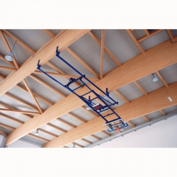 Roof mounted backward up folding motorized basketball backstops S04072 roof-mounted-backward-up-folding-motorized-basketball-backstops-s04072