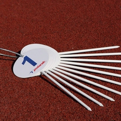 Field markers set with pin field-markers-set-with-pin