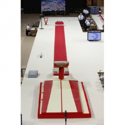 Set of landing mats for competition vaulting - with top mat - FIG approved AVGY1115