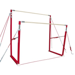 Training asymmetric bars with short cable system training-asymmetric-bars-with-short-cable-system