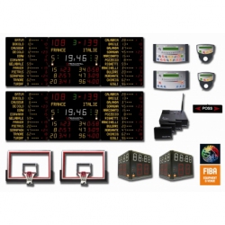 Scoreboards set for basketball Super Pro range FIBA LEVEL 1 scoreboards-set-for-basketball-super-pro-range-fiba-level-1