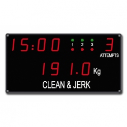 Weightlifting scorebaord CHB AVSR1079