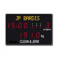Weightlifting scorebaord CHF AVSR1078