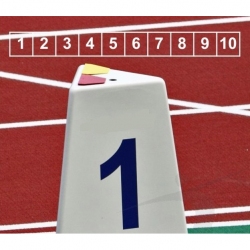 Competition lane markers set for athletics track events LM-60/10 competition-lane-markers-set-for-athletics-track-events-lm-6010