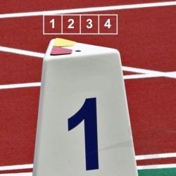 Competition lane markers set for athletics track events LM-60/4 competition-lane-markers-set-for-athletics-track-events-lm-604