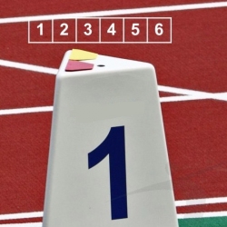 Competition lane markers set for athletics track events LM-60/6 competition-lane-markers-set-for-athletics-track-events-lm-606