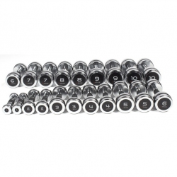 Chromed dumbbells AVAF1210