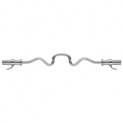 Bar super curl, chrome, approx. 125 cm - for fitness and weightlifting bar-super-curl-chrome-approx-125-cm---for-fitness-and-weightlifting