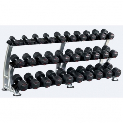 Dumbbell rack 3 x 2,40 m and 3 bases - for fitness and weightlifting dumbbell-rack-3-x-240-m-and-3-bases---for-fitness-and-weightlifting-