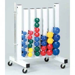 Dumbbell rack with white lacquer finish (with dumbbells) - for fitness and aerobic dumbbell-rack-with-white-lacquer-finish-with-dumbbells---for-fitness-and-aerobic