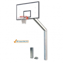 Basketball backboards, monotubular - acc. to EN1270 standard. basketball-backstops-monotubular---acc-to-en1270-standard