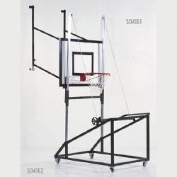 Elevation trolley for attachable mini-basketball constructions AVSS1222