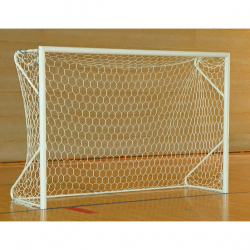 Futsal goals, portable model with ground base, completely dismantled - acc. to EN749 standard futsal-goals-portable-model-with-ground-base-completely-dismantled---acc-to-en749-standard