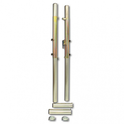 Volleyball system, with ground sockets and net tensioner - acc. to EN1271 volleyball-system-with-ground-sockets-and-net-tensioner---acc-to-en1271