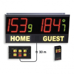 Scoreboard Play 30-V, dimensions 85x40 cm, remote control scoreboard-play-30-v-dimensions-85x40-cm-remote-control